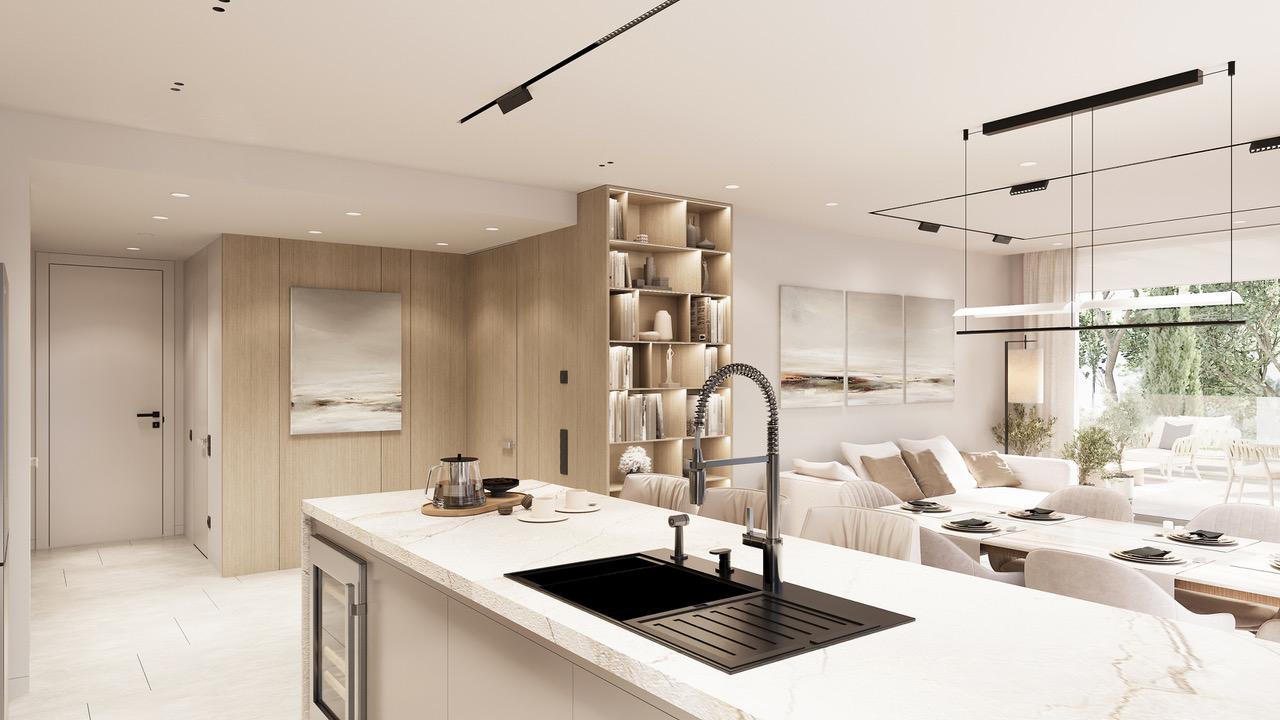 Piso de 2 Dormitorios en venta en Cancelada, Estepona