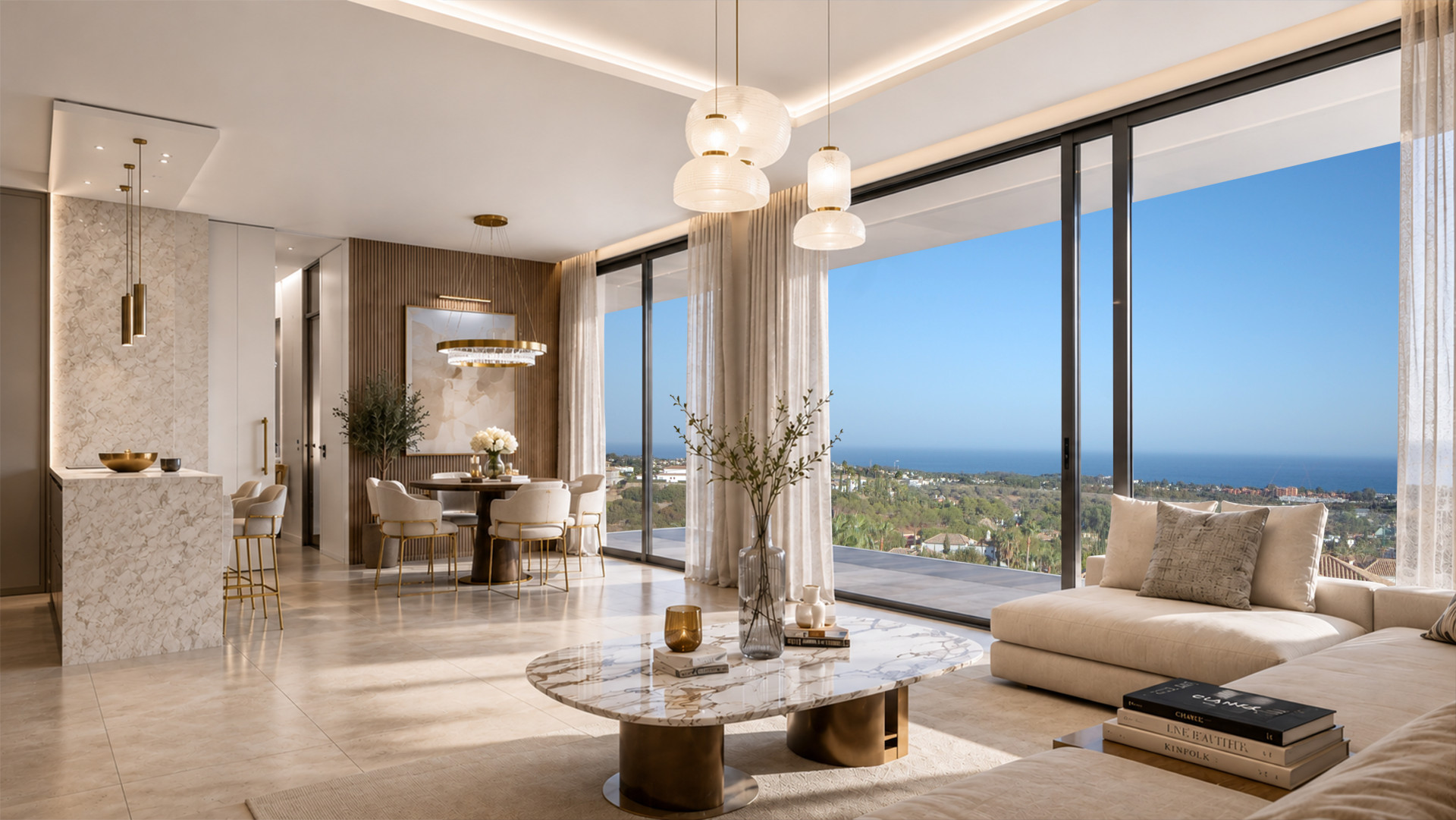 4 Slaapk., 4 Badk. - Villa te koop in Los Flamingos, Benahavis