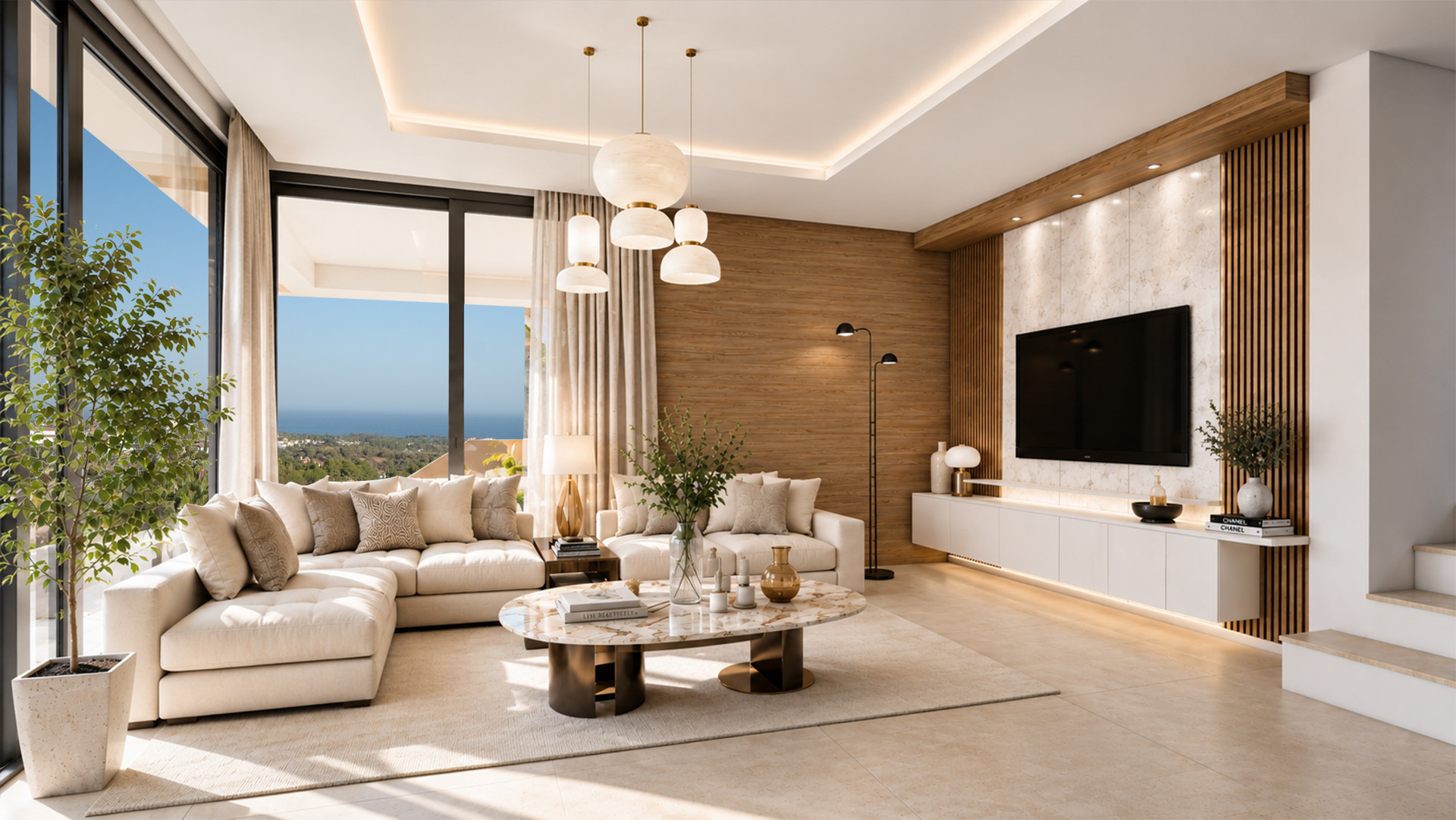 4 Slaapk., 4 Badk. - Villa te koop in Los Flamingos, Benahavis