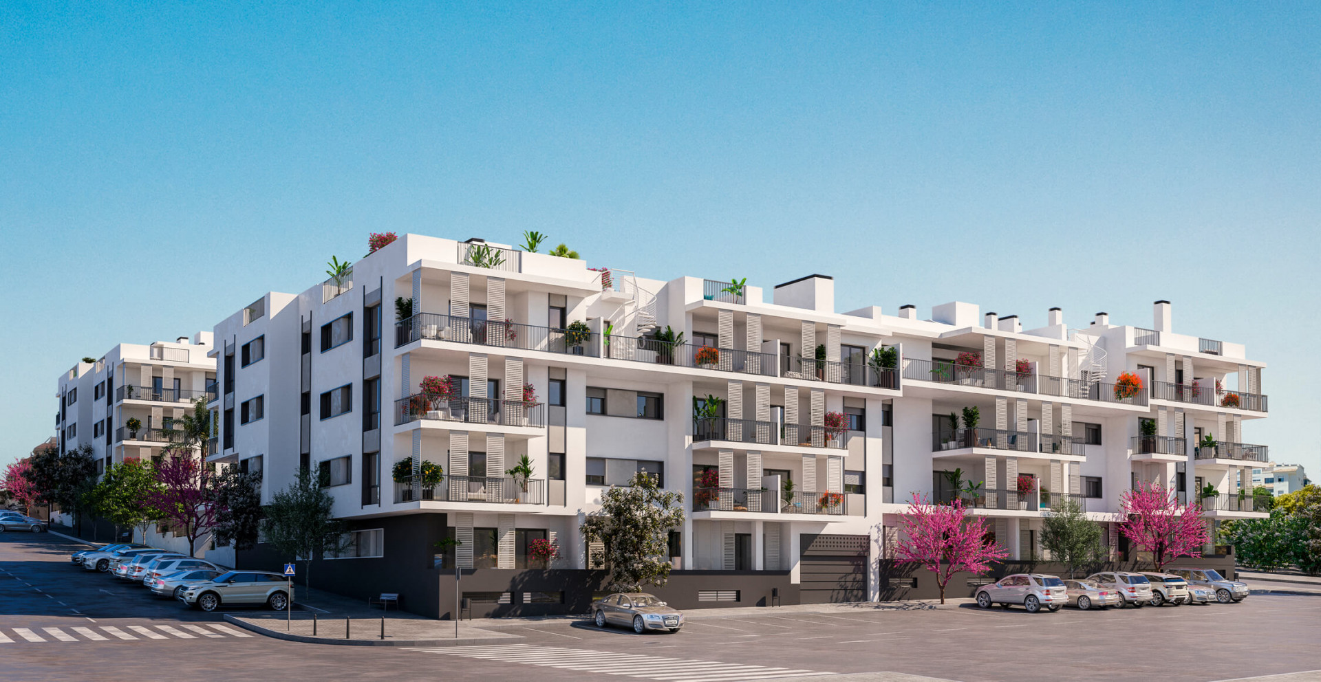 Piso de 2 Dormitorios en venta en La Alqueria, Estepona