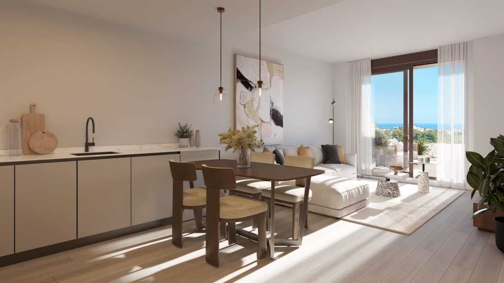Piso de 2 Dormitorios en venta en Mijas