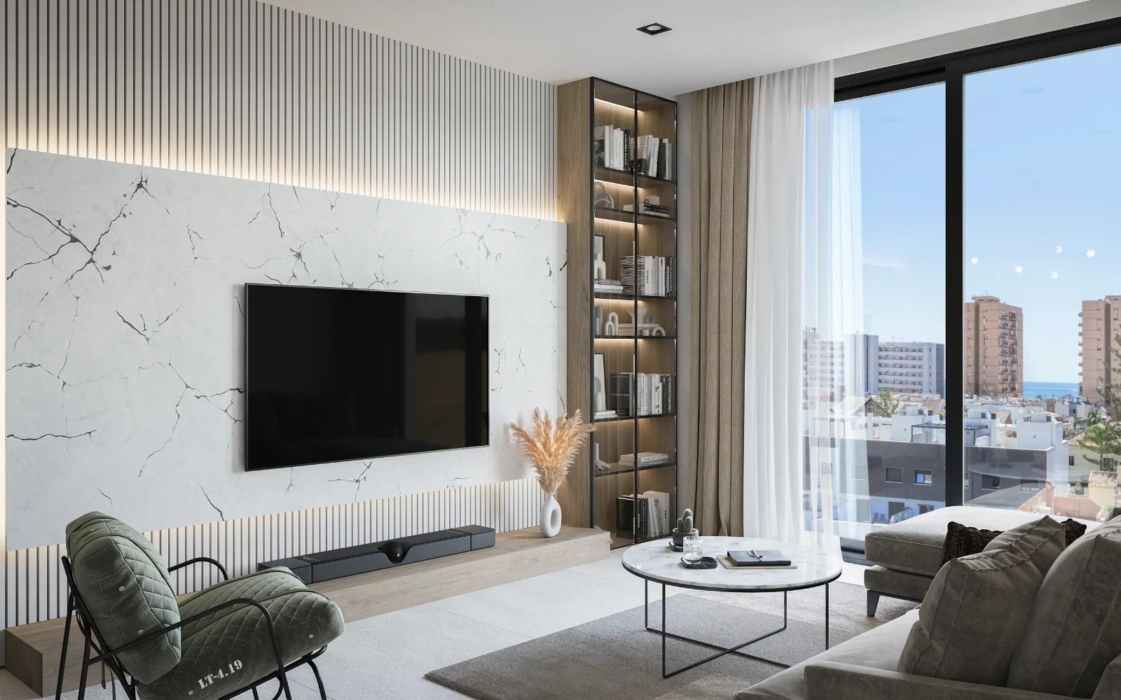 Piso de 2 Dormitorios y 2 Baños en venta en Las Lagunas de Mijas
