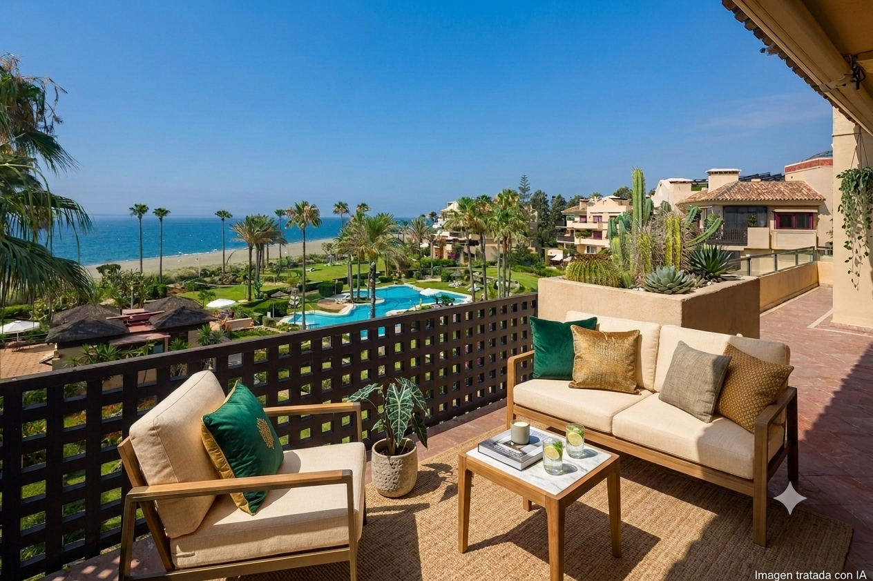 Ático de 3 Dormitorios en venta en Estepona