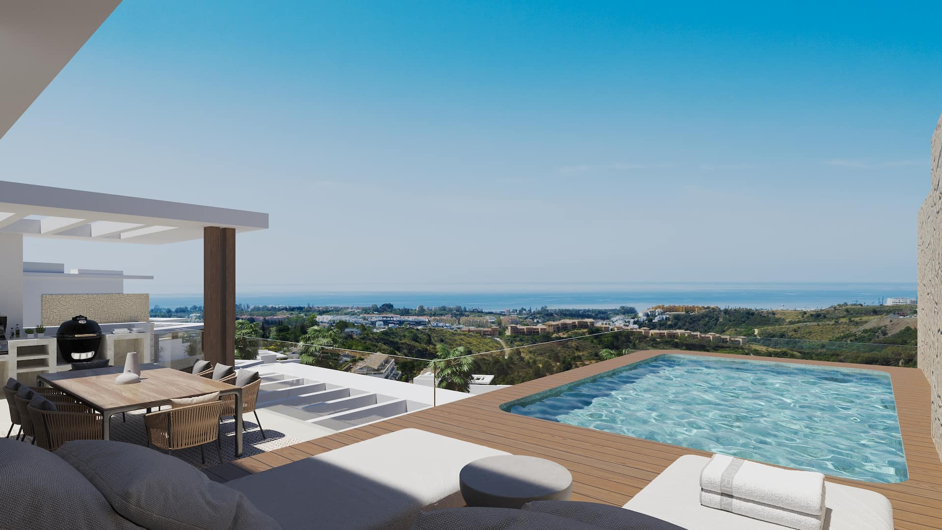 Piso de 3 Dormitorios en venta en Estepona