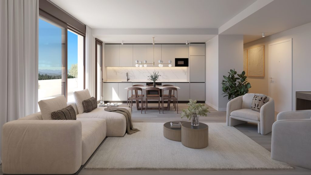 Piso de 2 Dormitorios en venta en Mijas