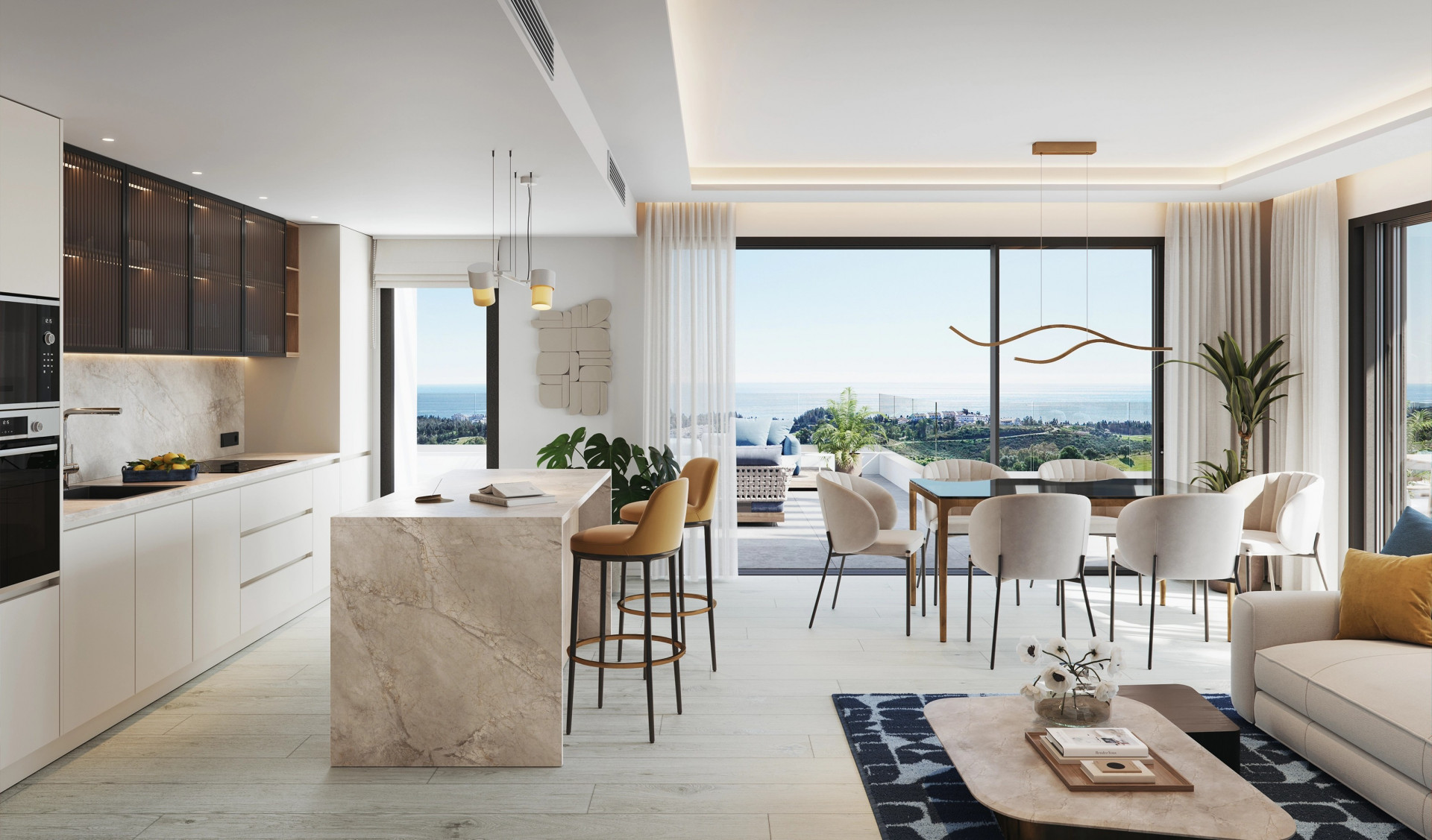 Piso de 3 Dormitorios y 2 Baños en venta en Mijas