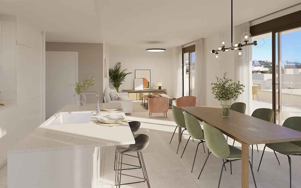 Piso de 3 Dormitorios en venta en Estepona