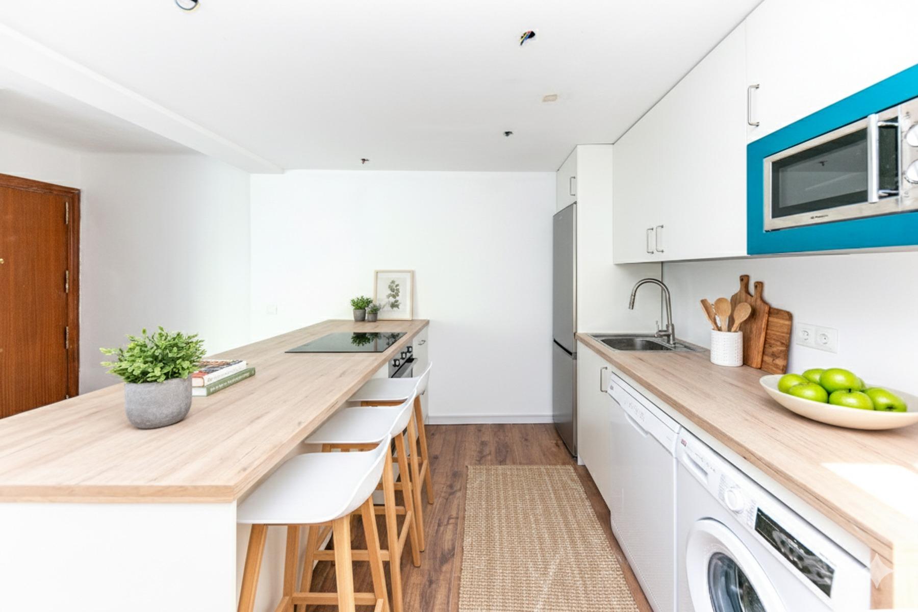 Piso de 3 Dormitorios y 1 Baño en venta en Las Lagunas de Mijas