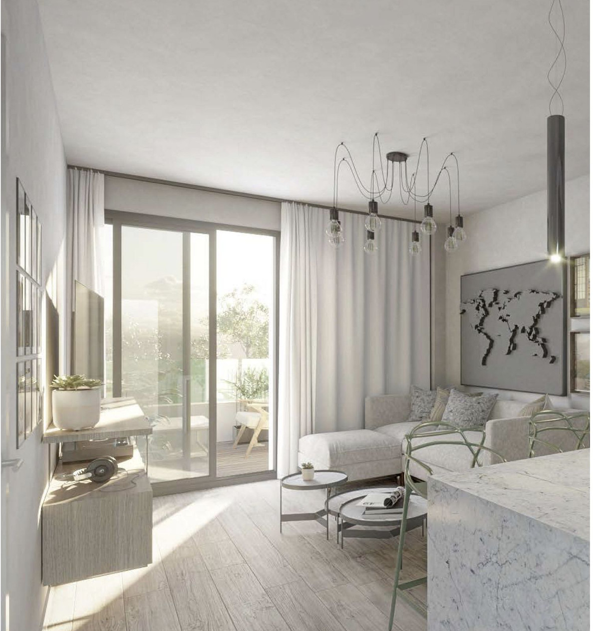 Piso de 3 Dormitorios y 2 Baños en venta en Mijas
