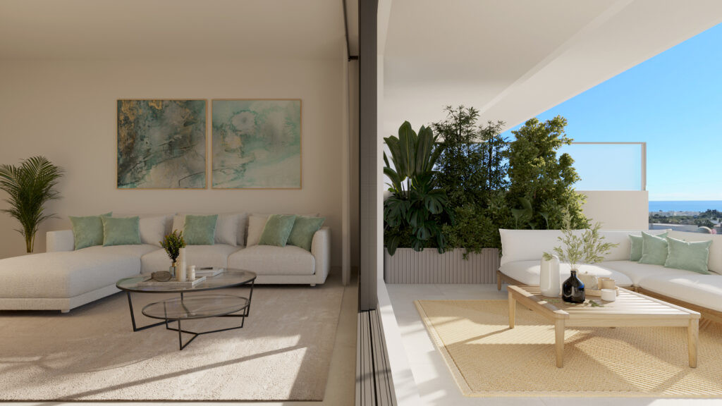 Piso de 2 Dormitorios y 2 Baños en venta en Cancelada, Estepona