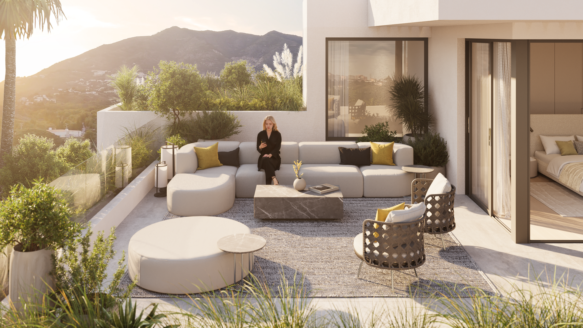 Ático de 3 Dormitorios en venta en Mijas