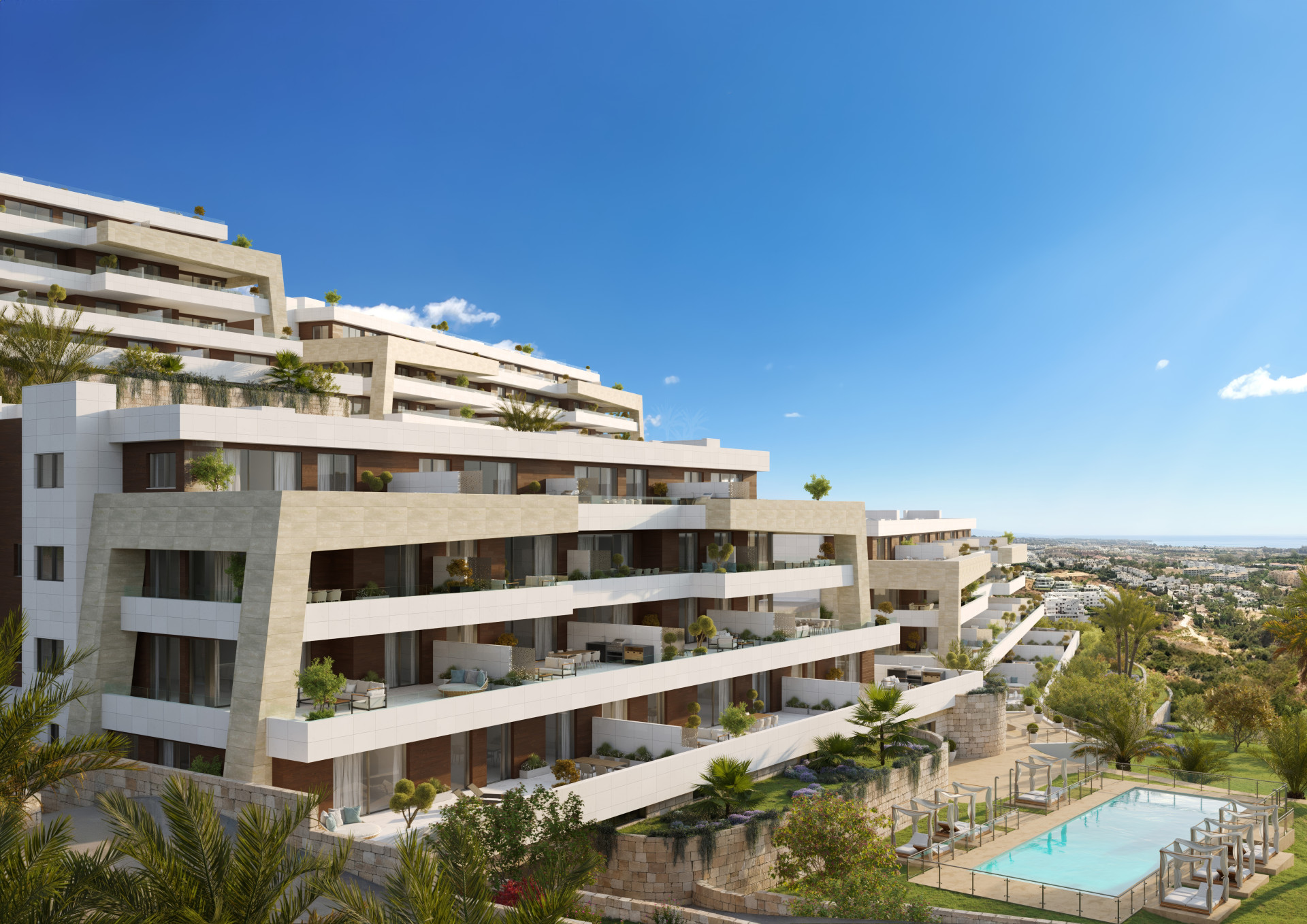 Piso de 3 Dormitorios en venta en Estepona