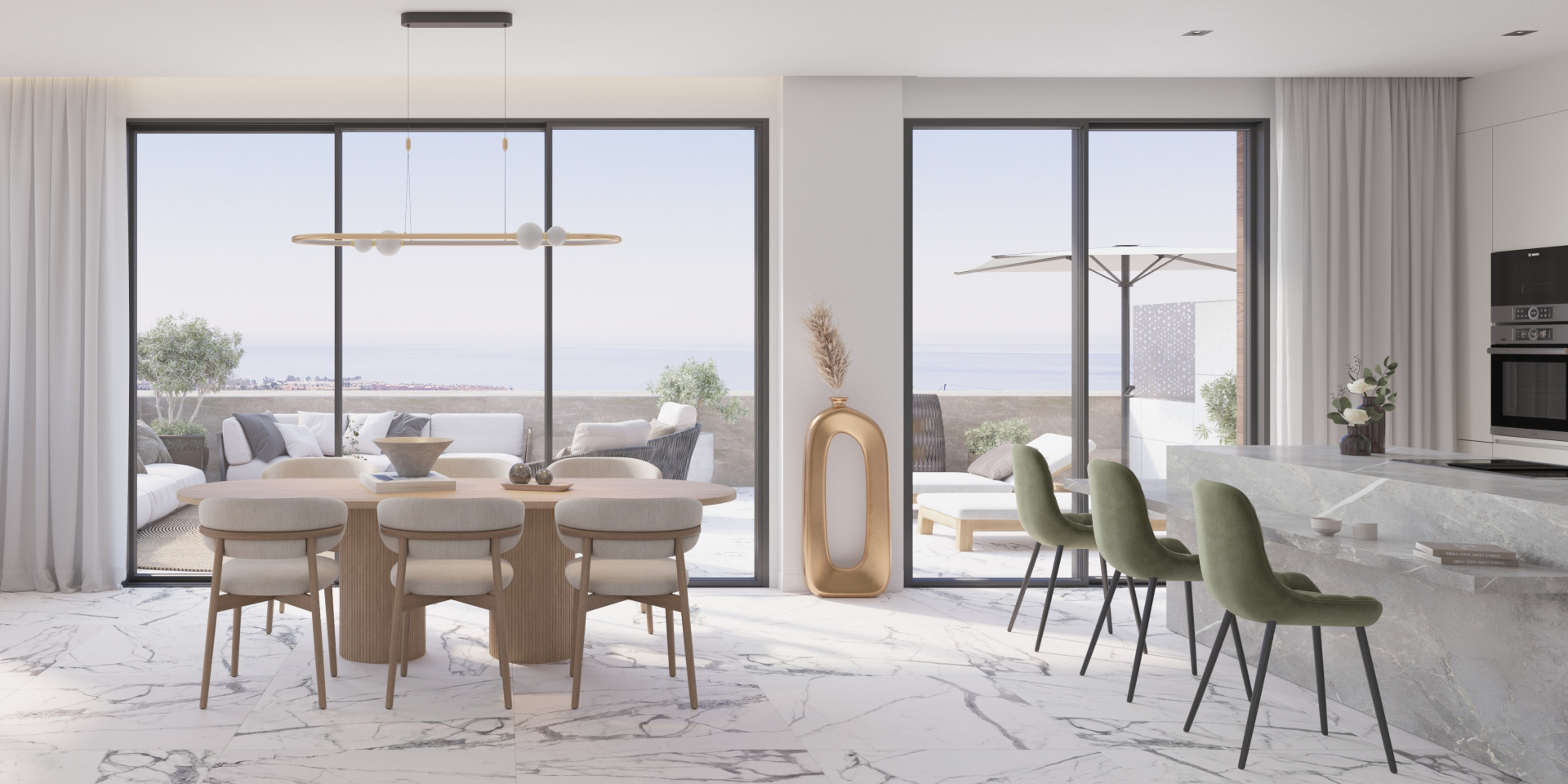 Piso de 3 Dormitorios en venta en Estepona
