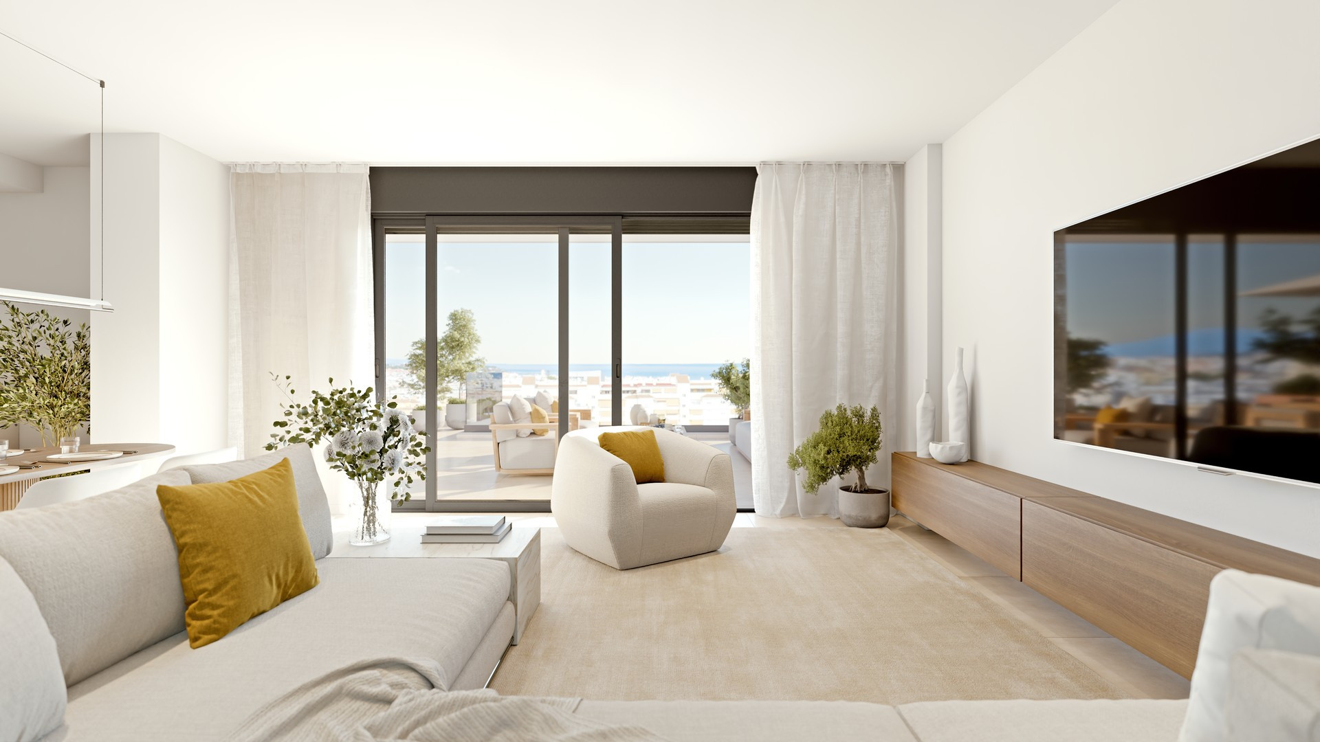 Ático de 3 Dormitorios en venta en Estepona