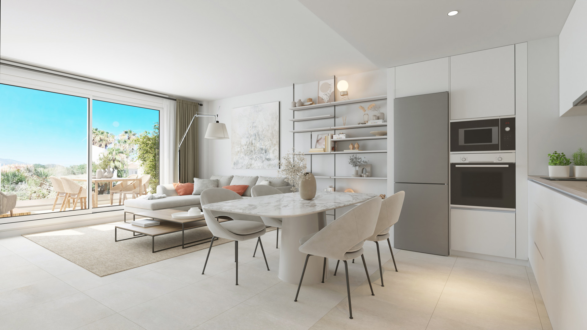 Piso de 3 Dormitorios en venta en Mijas