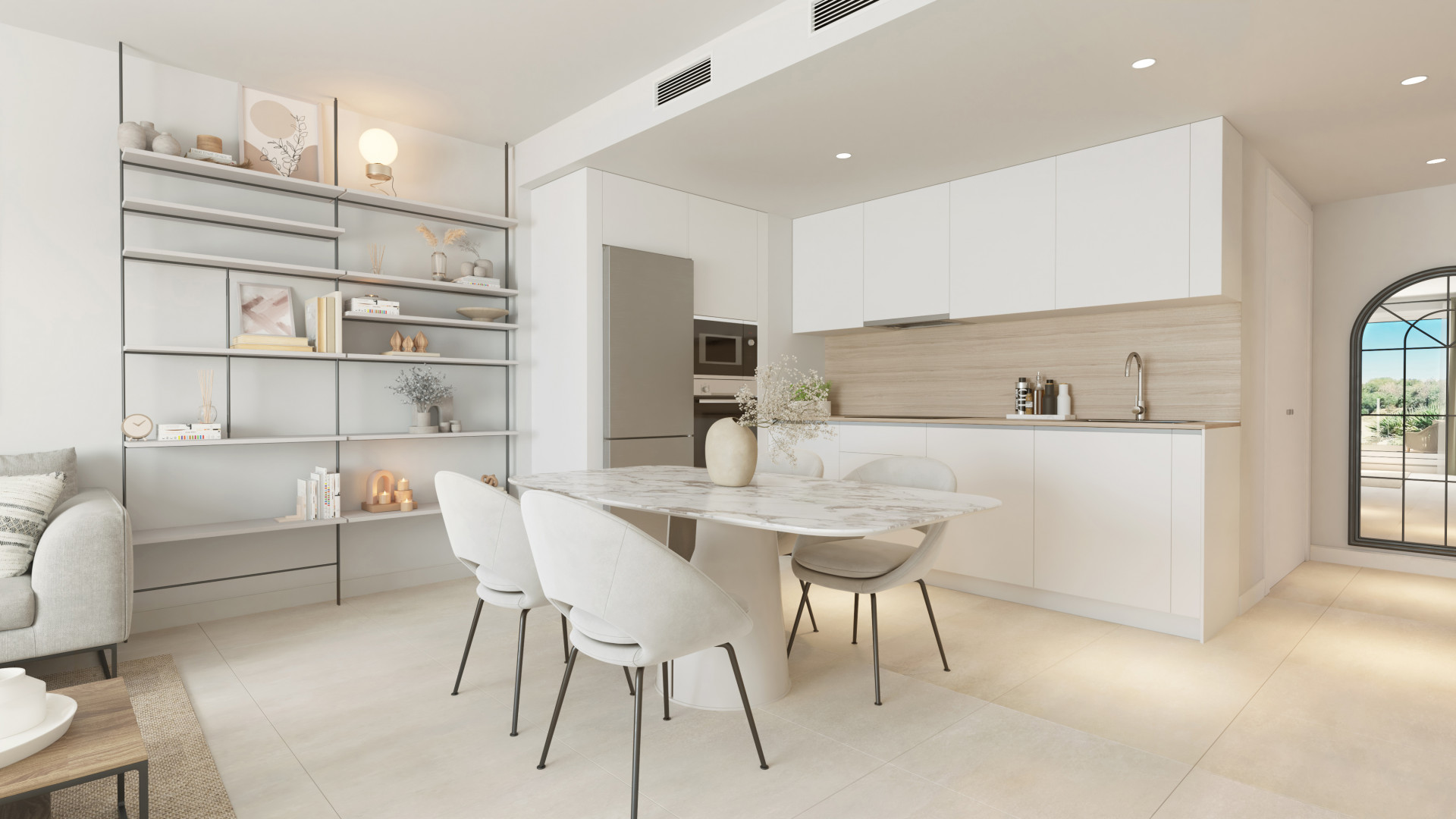 Piso de 3 Dormitorios en venta en Mijas