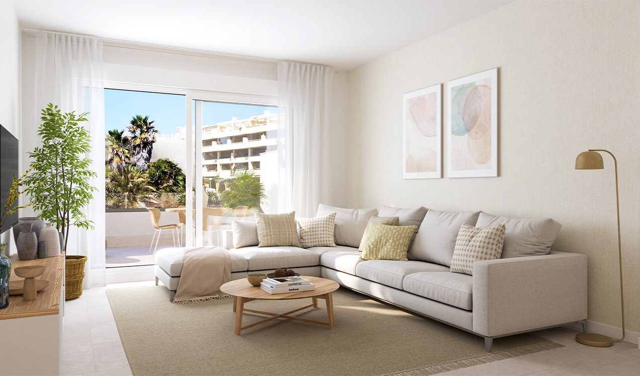 Piso de 2 Dormitorios y 2 Baños en venta en Las Lagunas de Mijas