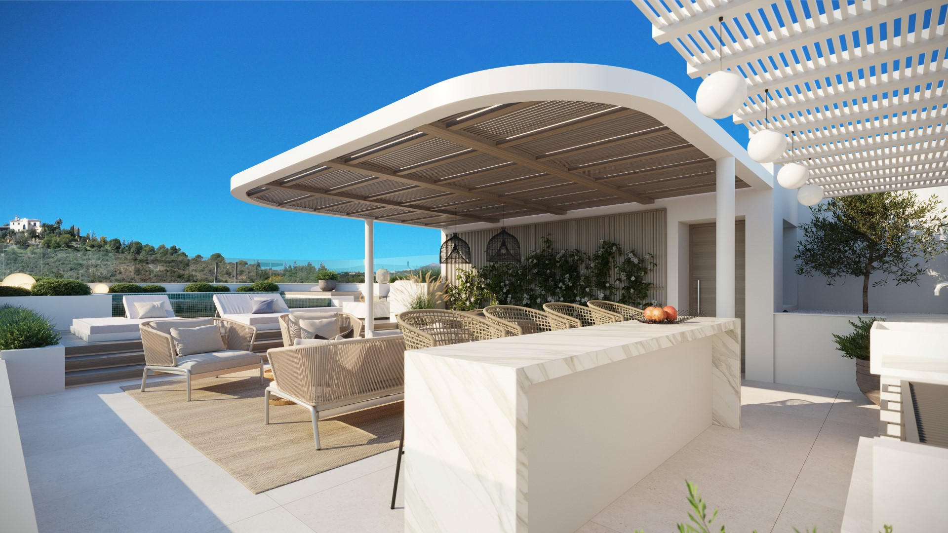 Ático de 4 Dormitorios y 5 Baños en venta en Benahavís