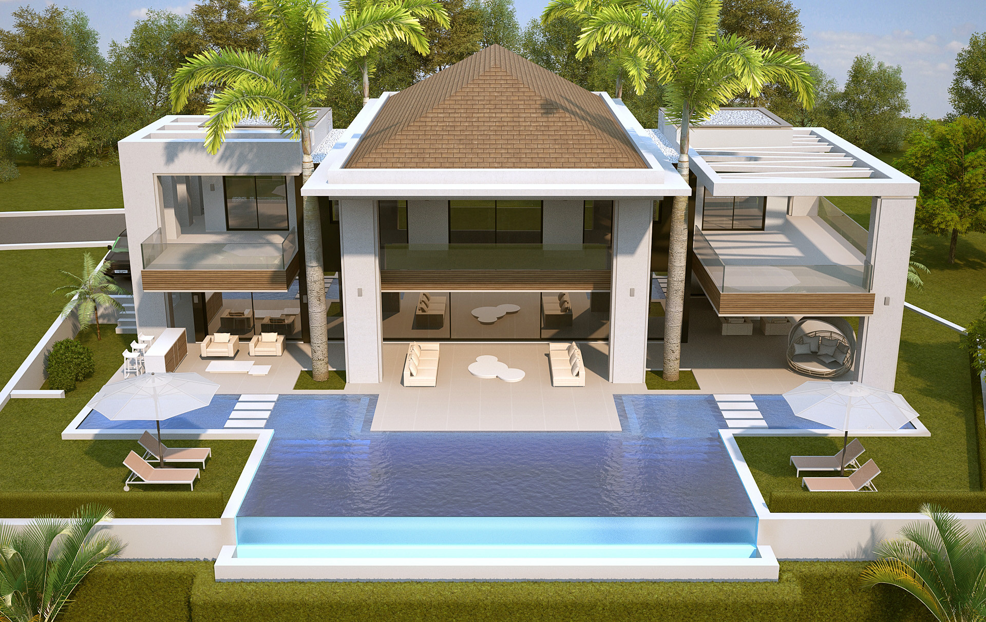 Casa de 6 Dormitorios y 7 Baños en venta en Los Flamingos, Benahavís