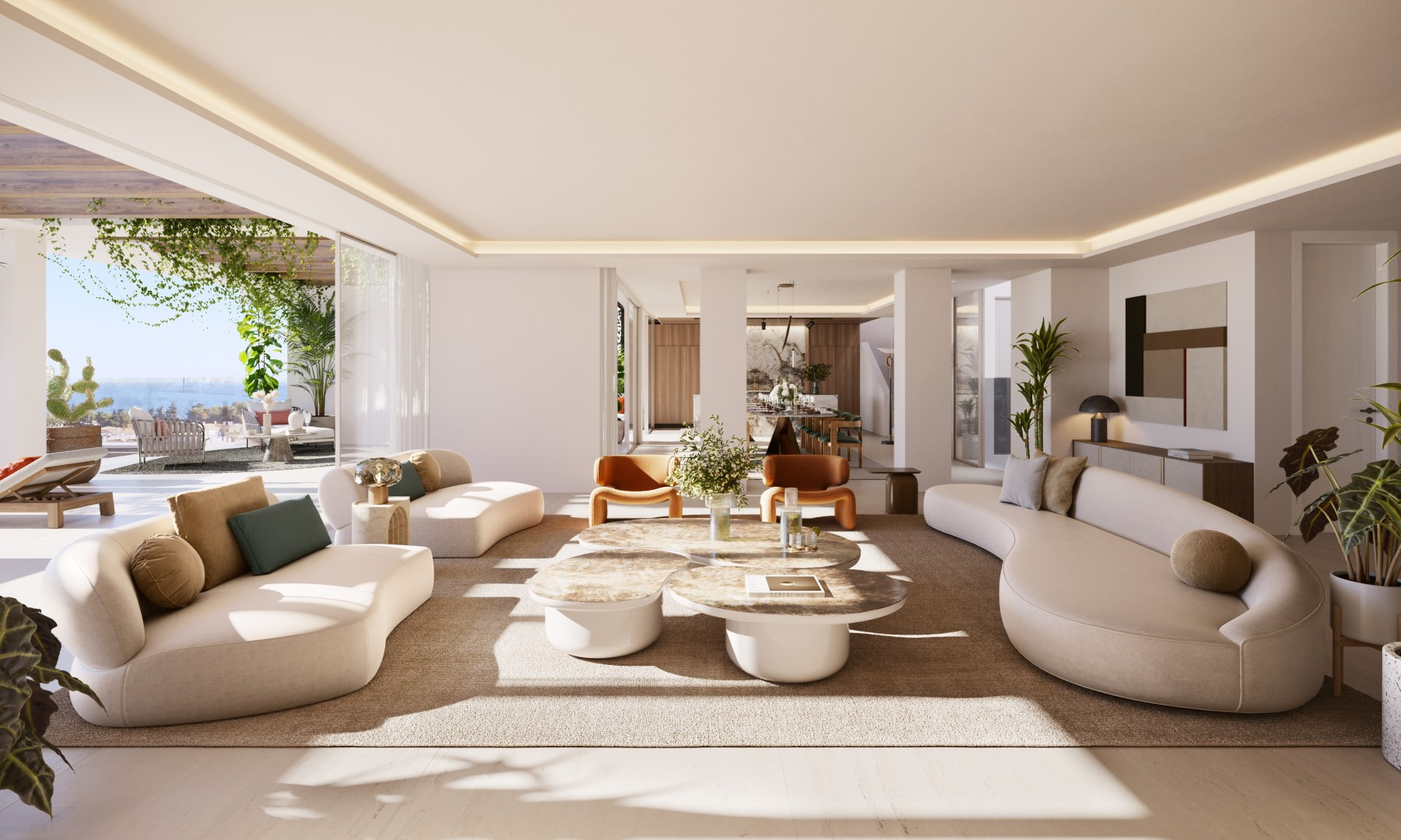 4 Bed, 4 Bath - Penthouse for Sale in Marbella Golden Mile