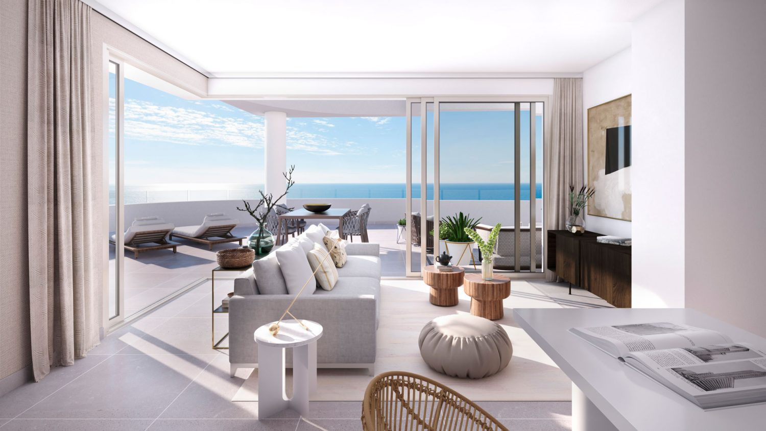 Ático de 2 Dormitorios en venta en Mijas