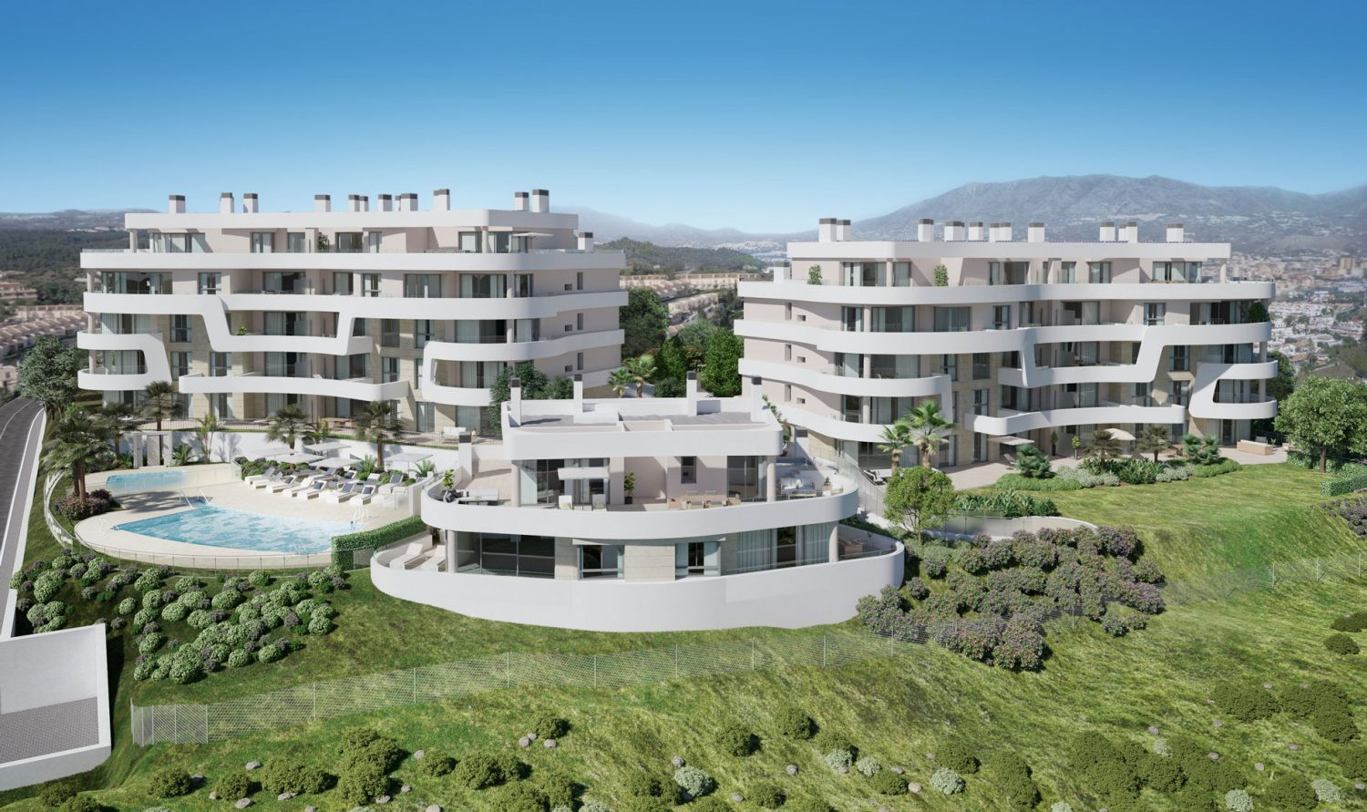 Ático de 2 Dormitorios en venta en Mijas