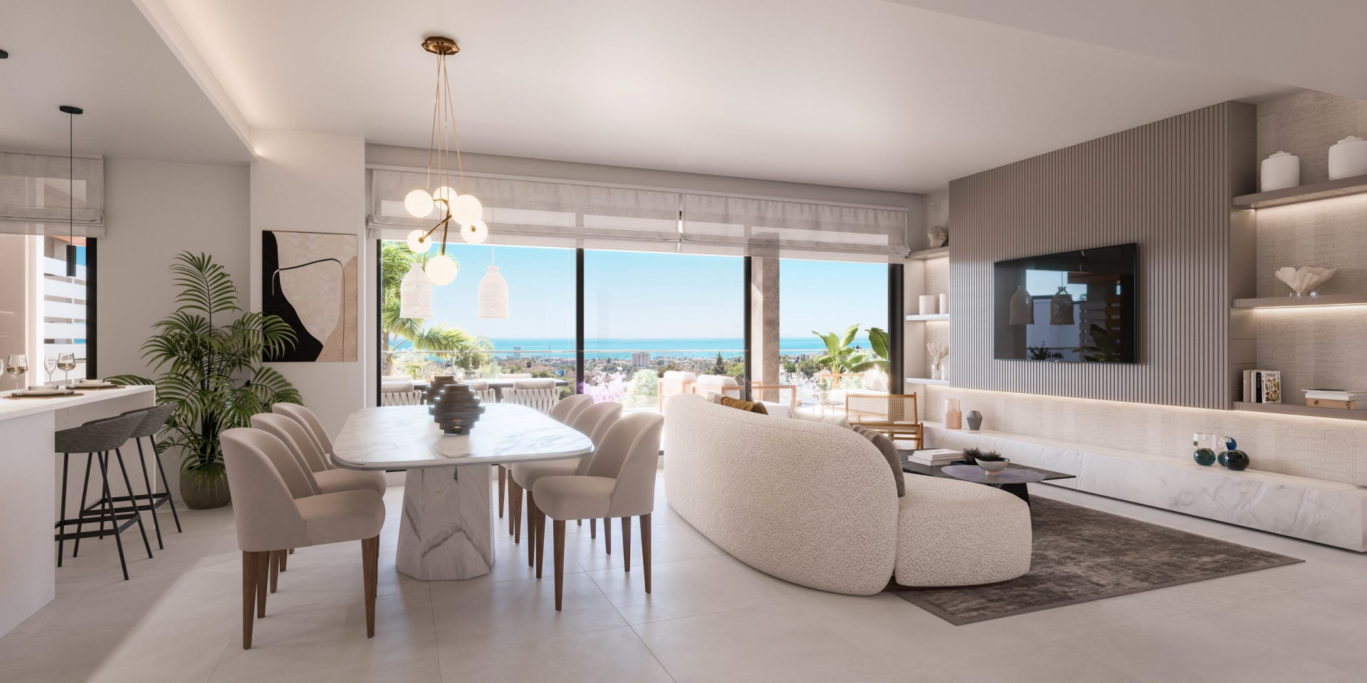 Piso de 2 Dormitorios en venta en Los Monteros, Marbella