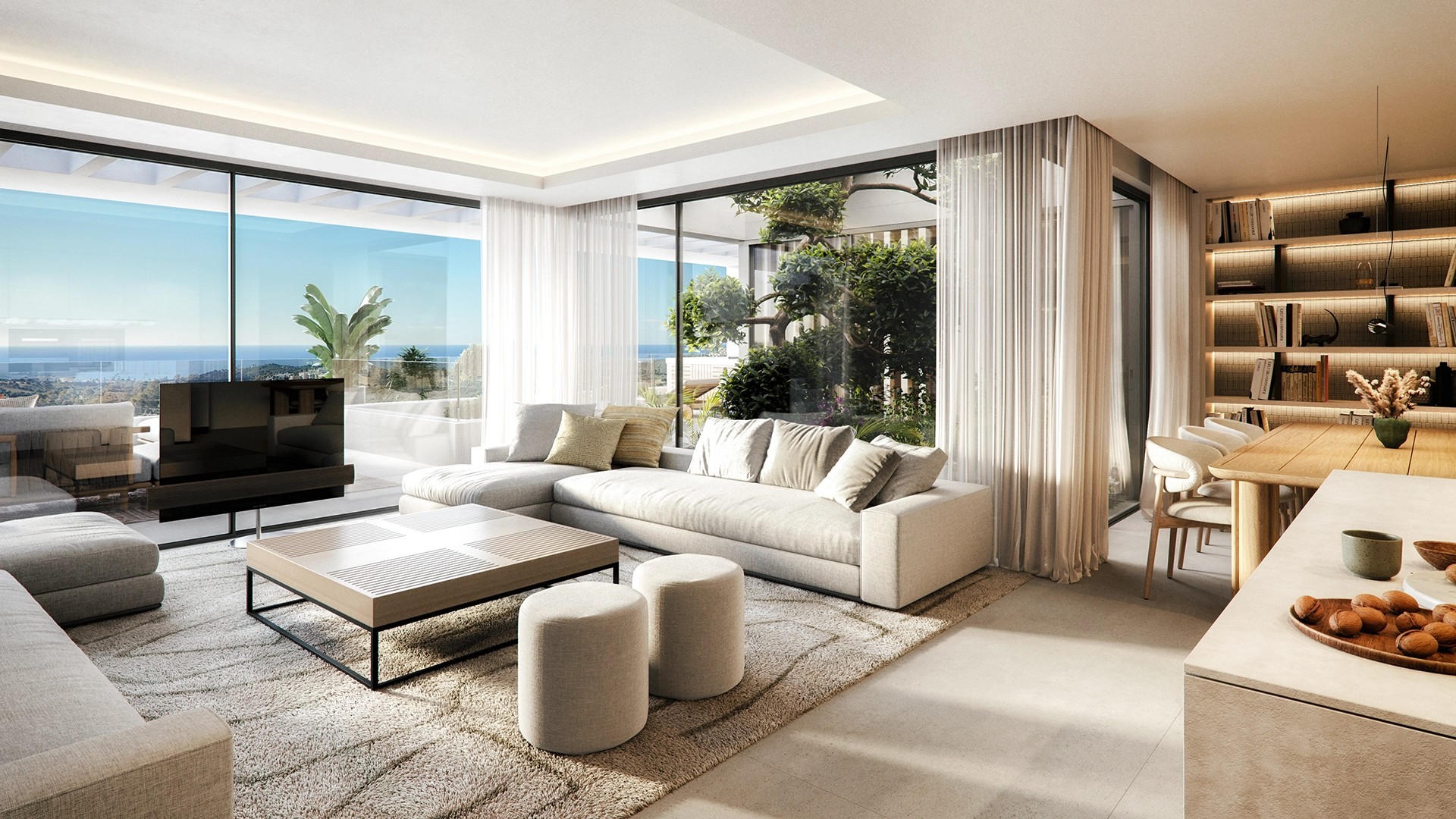 Piso de 3 Dormitorios en venta en Nueva Milla de Oro, Estepona