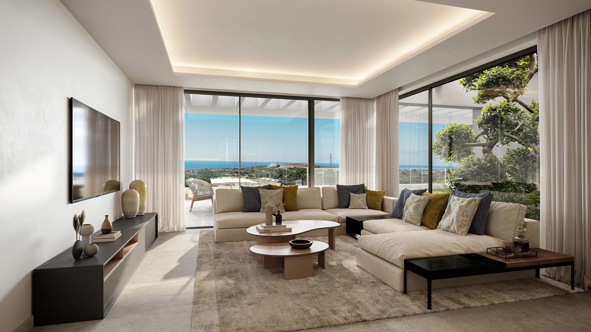 Piso de 3 Dormitorios en venta en Nueva Milla de Oro, Estepona