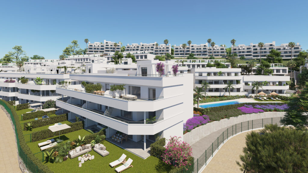 Piso de 2 Dormitorios en venta en Cancelada, Estepona