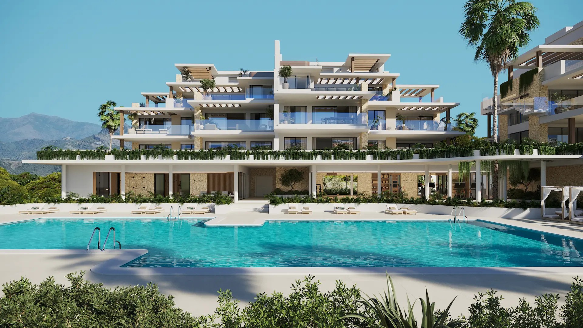 3 Bed, 2 Bath - Apartment for Sale in New Golden Mile, Estepona