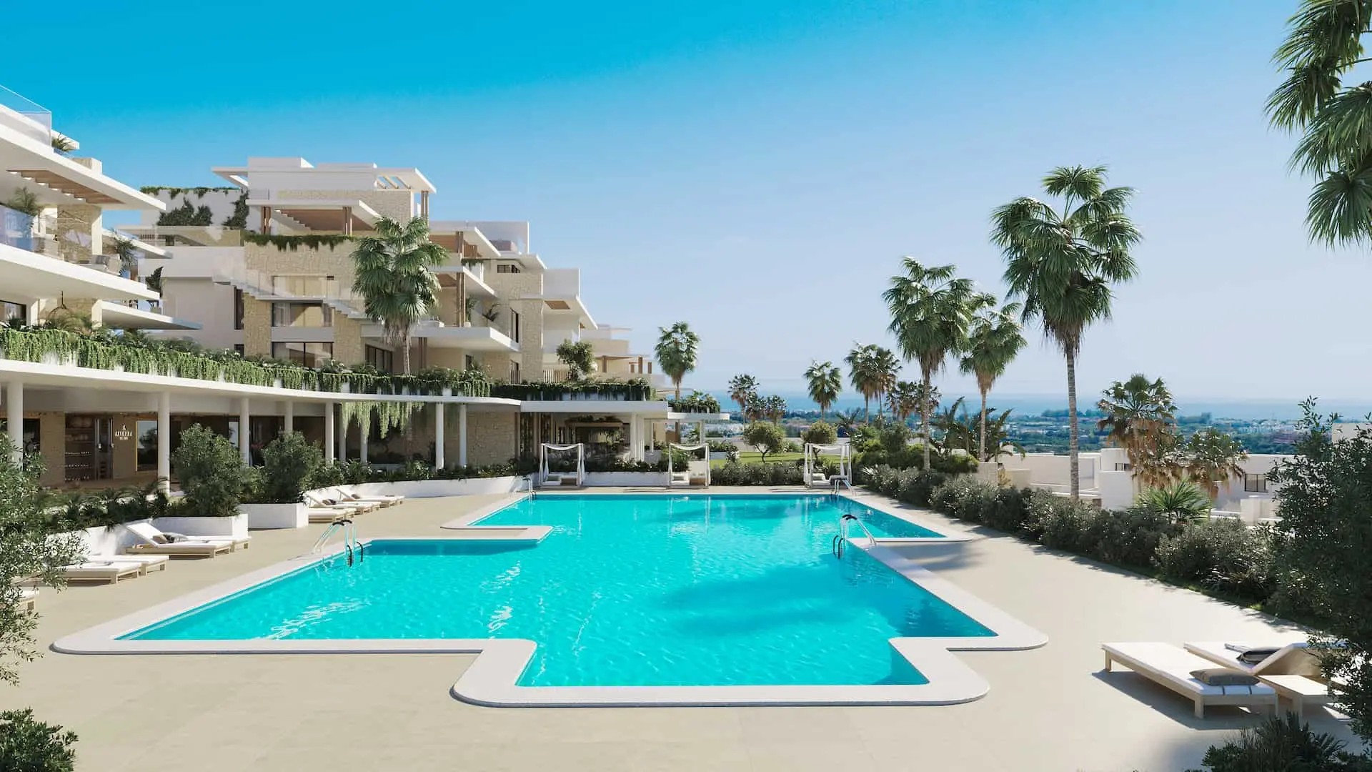 3 Bed, 2 Bath - Apartment for Sale in New Golden Mile, Estepona