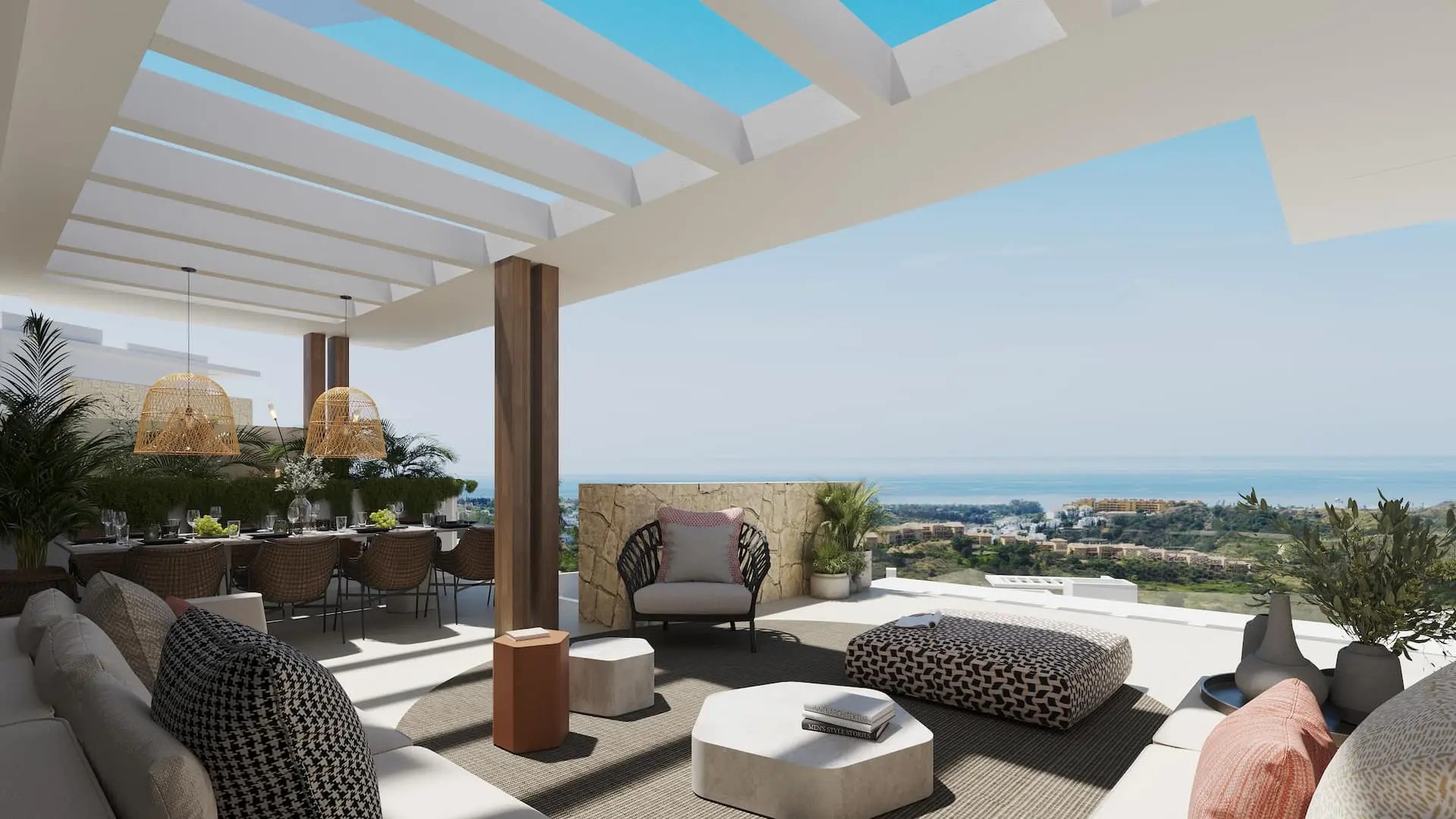 3 Bed, 2 Bath - Apartment for Sale in New Golden Mile, Estepona