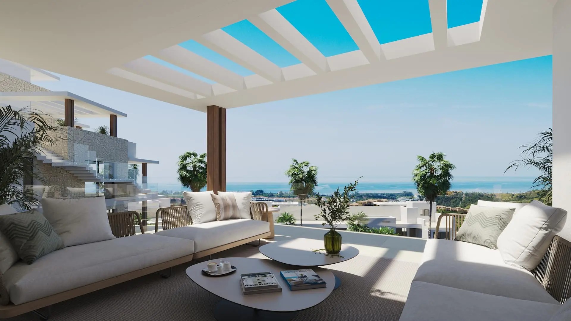 3 Bed, 2 Bath - Apartment for Sale in New Golden Mile, Estepona