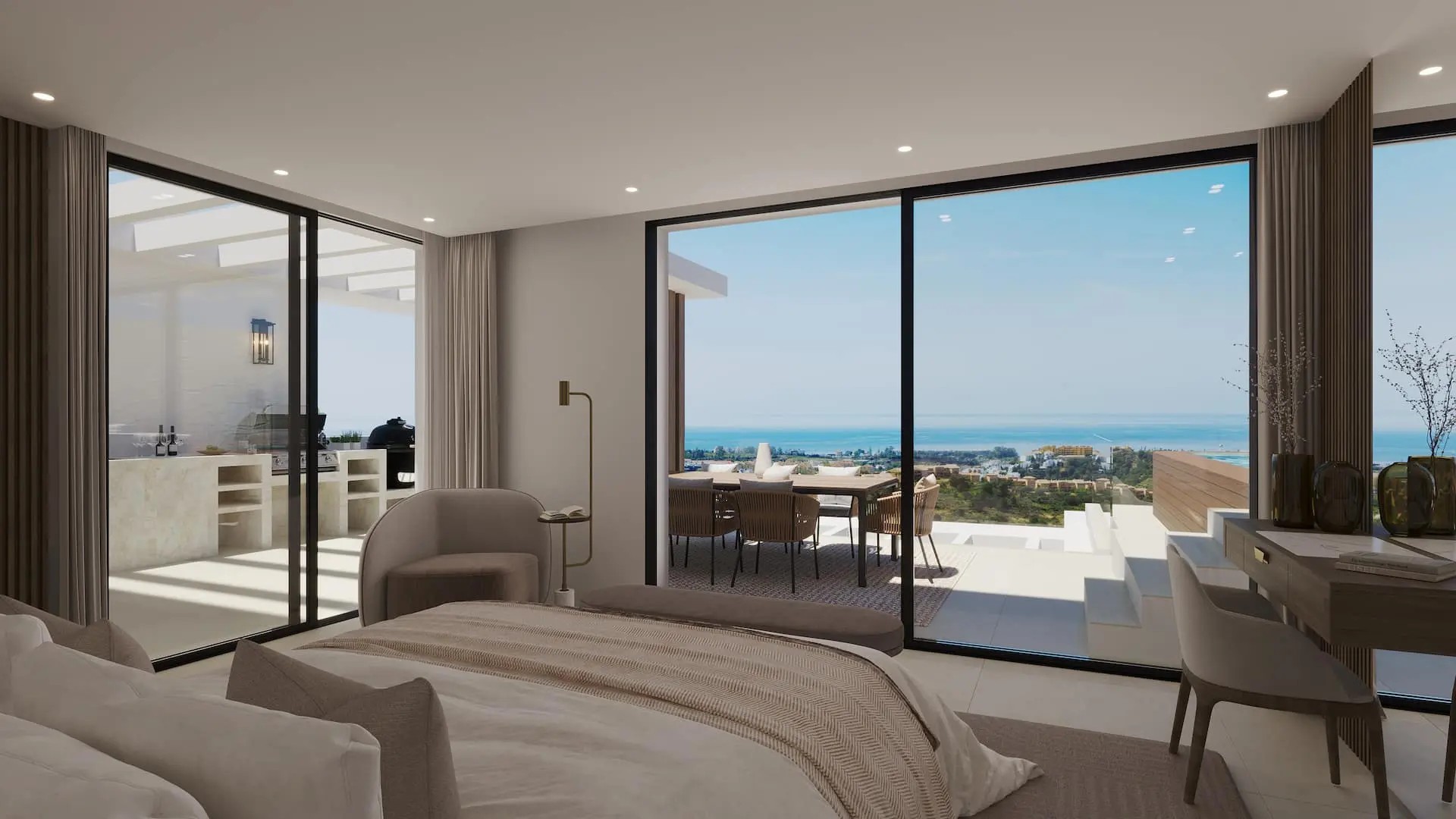 3 Bed, 2 Bath - Apartment for Sale in New Golden Mile, Estepona