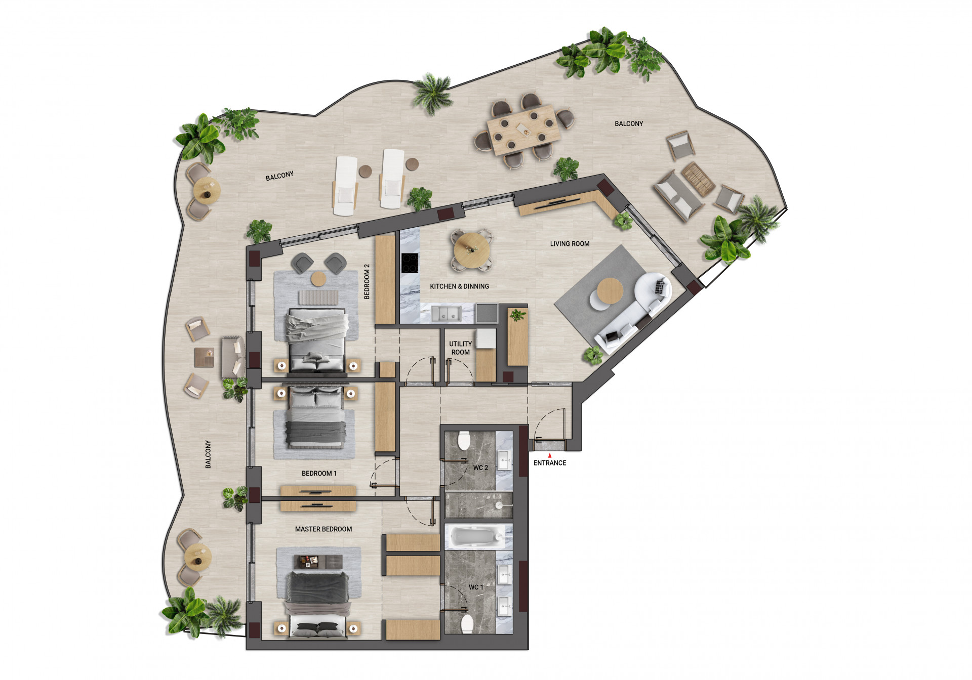 Piso de 3 Dormitorios en venta en Cádiz